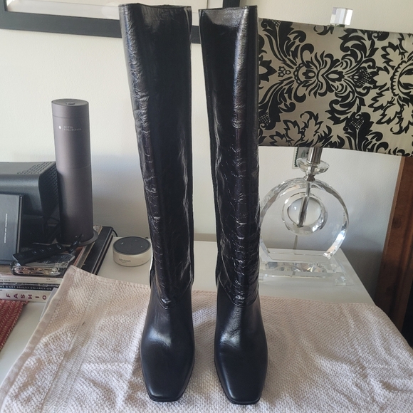 RAG & BONE Leather Knee Boot - Picture 10 of 16